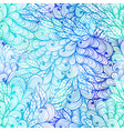 seamless floral grunge blue gradient pattern vector image