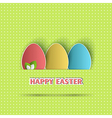easter background vector image vector image