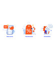 people use gadgets set icons vector image