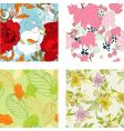 floral seamless pattern vector image vector image