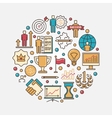 self development flat vector image
