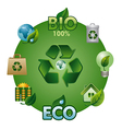 ecology icon vector image vector image