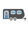 vehicle flat icon vector image