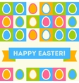 easter card in retro style vector image