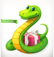 snake animal in the chinese zodiac chinese vector image