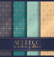 art deco seamless pattern vector image