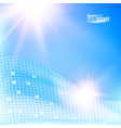 blue sky for science theme vector image