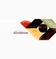 creative geometric wallpaper minimal abstract vector image vector image