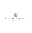 logo on which an abstract image vector image vector image