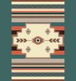 mexican blanket seamless pattern native indian vector image vector image