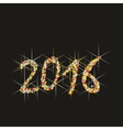 2016 new year fireworks vector image