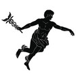 ancient greek god hermes vector image