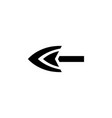 arrowhead flat icon vector image