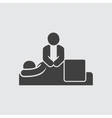massage icon vector image
