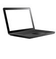 laptop isolated on white background vector image