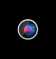space landscape icon a futuristic exoplanet vector image vector image