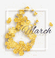 happy womens day greeting card vector image