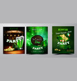 st patrick s day poster design template vector image vector image