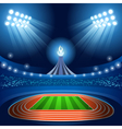 stadium background summer games 2016 vector image vector image