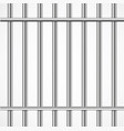 realistic detailed 3d prison cage metal concept vector image