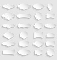 set of volumetric vintage frames vector image