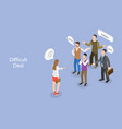 3d isometric flat conceptual vector image
