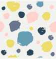 trendy seamless pattern with brush strokes vector image