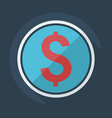 flat modern design with shadow icons currency unit vector image vector image