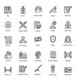 legal rights line pack vector image