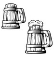 beer mug isolated on white background design vector image