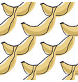 isolated beige banana fruit seamless pattern vector image