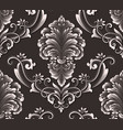 damask seamless pattern element classical vector image vector image