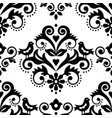 damask tiled textile fabric print pattern vector image vector image