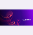 abstract digital wave particles background big vector image vector image