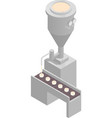 cosmetics production icon vector image vector image