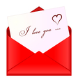love message vector image vector image