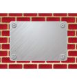 brick wall vector image vector image