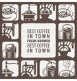 hot drinks tea and coffee vector image