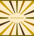 old vintage retro background vector image