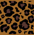 leopard skin hand drawn animal print drawing vector image vector image
