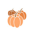 pumpkin graphic design template isolated vector image vector image