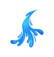 water or ocean wave marine oceanic and nautical vector image vector image
