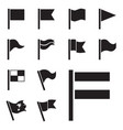 flag icon set isolated vector image
