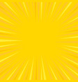 comics rays background with halftones summer vector image vector image