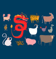 web vector image vector image