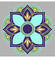 a floral mandala vector image