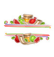 border for rosh hashanah vector image vector image
