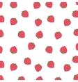 background of strawberries isolated icon design vector image