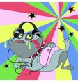 cartoon dog vector image