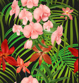 floral seamless pattern vector image vector image